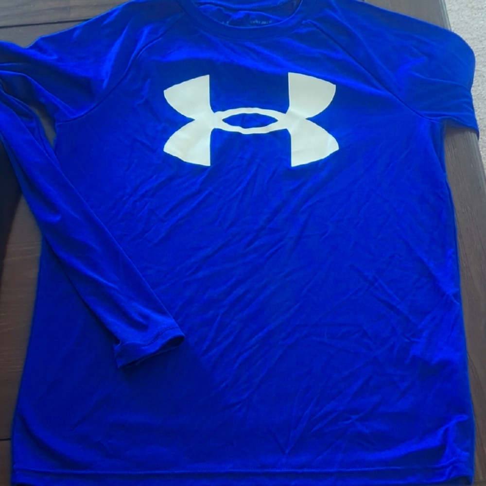 6 Under Armour Royal T-shirts